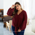 Fashionable Plus Size Hollow out Sexy Custom Tops for Women Knitted Crop Top